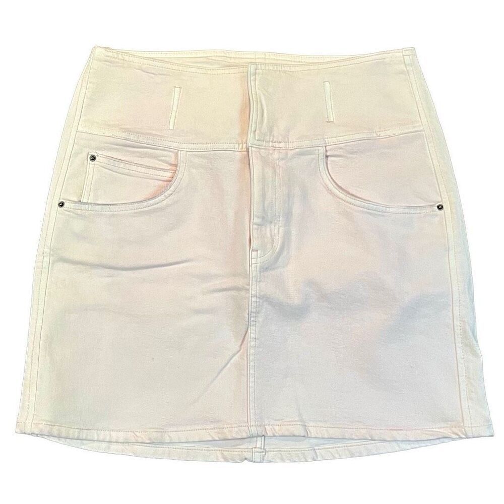 Rebecca Minkoff Light Pink Denim Skort Large